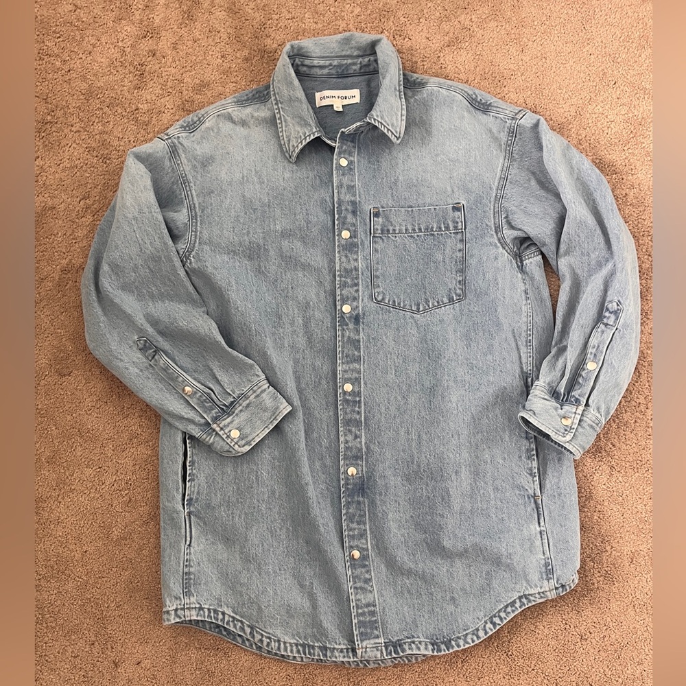 Aritzia Denim Forum Denim Shirt/Jacket